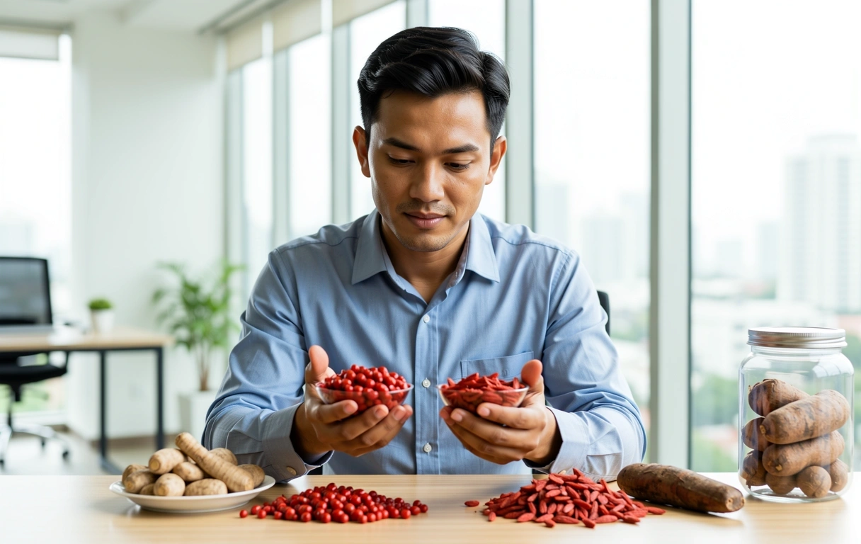 Nutritionist at work in Surabaya